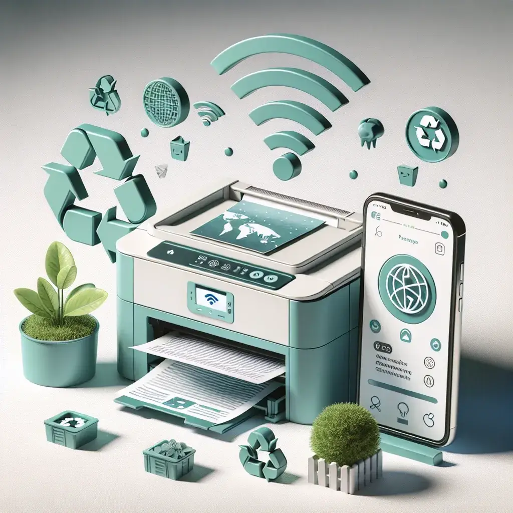 Alt text: "Epson WorkForce EcoTank printer with mobile printing capabilities showcased in an article about its latest firmware update."